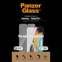 PanzerGlass Protection d'écran Ultra-Wide Fit Anti-bactérienne avec applicateur Samsung Galaxy S23 Plus