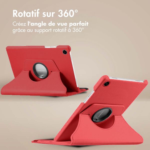 imoshion Coque tablette rotatif à 360° Samsung Galaxy Tab A11 - Rouge