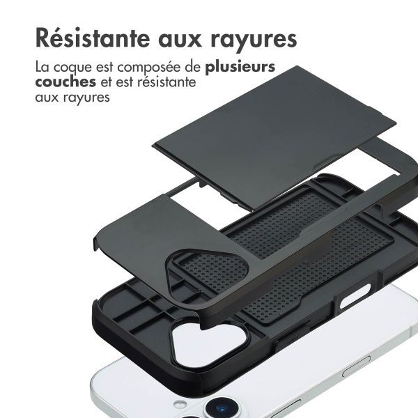 imoshion Coque arrière avec porte-cartes Apple iPhone 17 - Noir