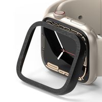 Ringke Style de lunette Apple Watch Series 7 / 8 / 9 - 41 mm - Hairline Plain Black