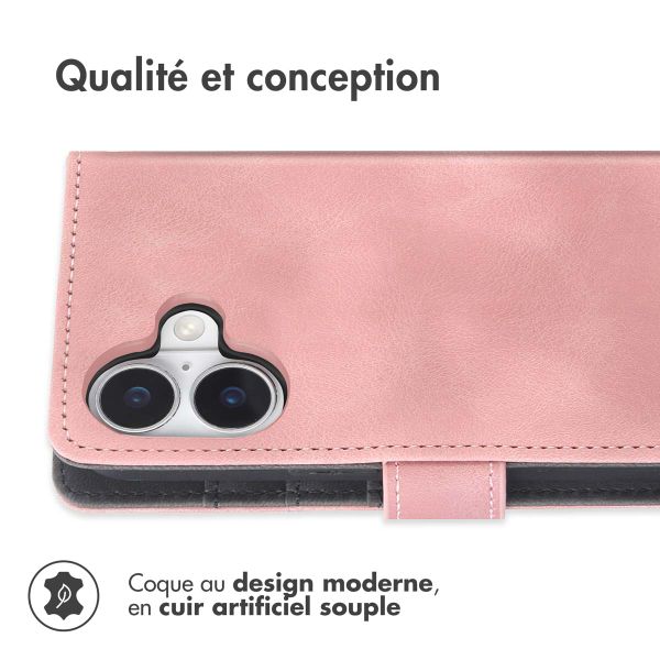 imoshion Etui de télephone portefeuille avec cordon Apple iPhone 17 - Rose