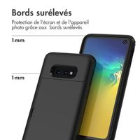 imoshion Coque arrière avec porte-cartes Samsung Galaxy S10e - Noir