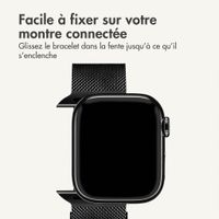 imoshion Bracelet magnétique milanais Apple Watch | 44/45/46/49 mm - Noir
