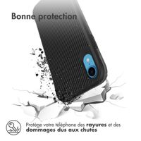 imoshion Rugged Hybrid Carbon Case iPhone Xr - Black