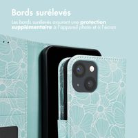 imoshion Étui de télephone portefeuille Design Apple iPhone 13 - Botanica