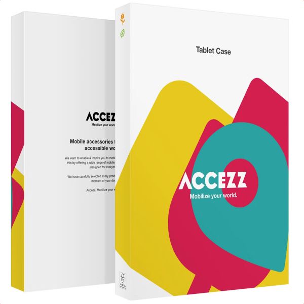 Accezz Coque tablette Rugged Trifold Apple iPad 6 (2018) 9.7 pouces / iPad 5 (2017) 9.7 pouces / Air 2 (2014)/Air 1 (2013) - Noir