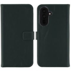 Selencia Étui portefeuille en cuir véritable Samsung Galaxy A37 (5G) - Vert