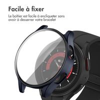 imoshion Coque rigide à couverture complète Samsung Galaxy Watch 4 - 40 mm - Bleu foncé