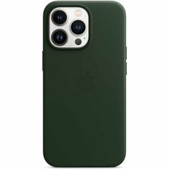 Apple Coque Leather MagSafe Apple iPhone 13 Pro - Sequoia Green