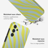 Selencia Coque arrière Vivid Samsung Galaxy A15 (5G) - Zebra Winter Sky Titanium Yellow
