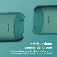 imoshion Coque arrière Color avec cordon amovible et MagSafe Apple iPhone 16 - Vert foncé