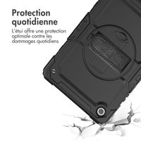 Accezz Coque arrière robuste avec bandoulière Samsung Galaxy Tab A9 Plus - Noir