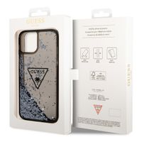 Guess Coque Liquid Glitter iPhone 14 - Noir