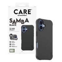 CARE by PanzerGlass Étui tendance Samba avec MagSafe Apple iPhone 17 - Noir