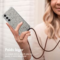 imoshion Coque Design avec cordon Samsung Galaxy S24 - Desert Dots