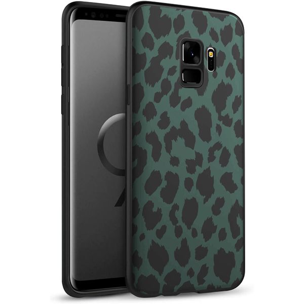 imoshion Coque Design Samsung Galaxy S9 - Léopard - Vert / Noir