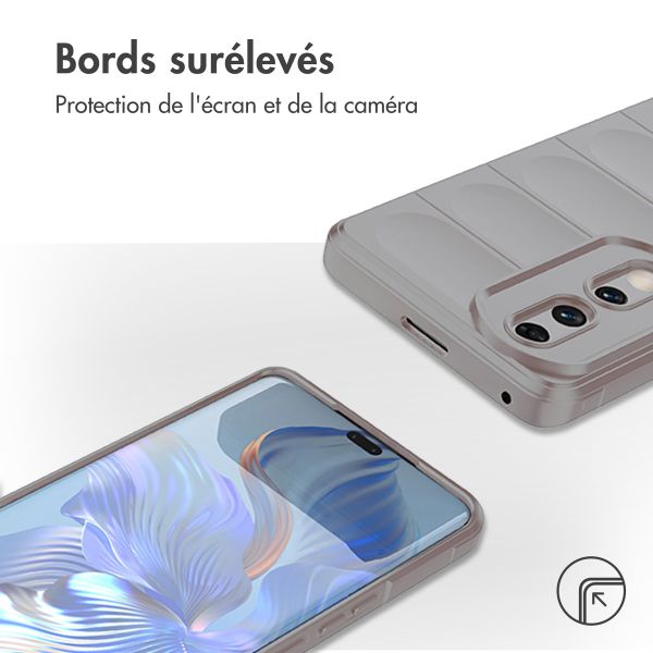 imoshion Coque arrière EasyGrip Honor 90 Pro - Gris