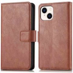 imoshion Étui de téléphone portefeuille Luxe Apple iPhone 15 Plus - Brun