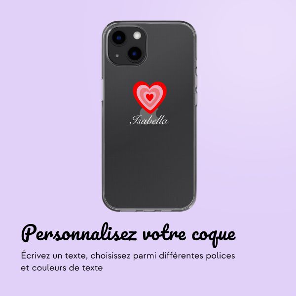 Coque avec votre propre photo et/ou texte Apple iPhone 13 - Hartje