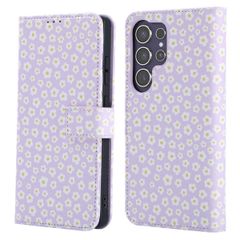 imoshion Étui de télephone portefeuille Design Samsung Galaxy S25 Ultra - White Daisy