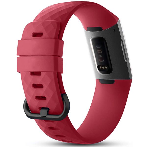 imoshion Bracelet silicone Fitbit Charge 3 / 4 - Rouge