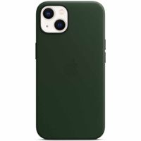 Apple Coque Leather MagSafe Apple iPhone 13 - Sequoia Green