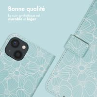 imoshion Étui de télephone portefeuille Design Apple iPhone 13 - Botanica