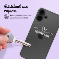 Coque avec votre propre photo et/ou texte Apple iPhone 16 - Sierlijk hartje
