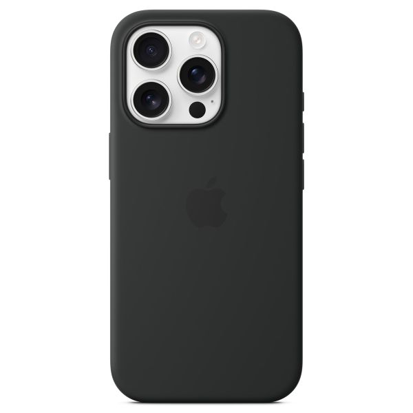 Apple Coque en silicone MagSafe Apple iPhone 16 Pro - Black