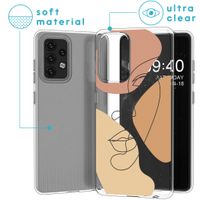 imoshion Coque Design Samsung Galaxy A52(s) (5G/4G) - Line Art Color Face