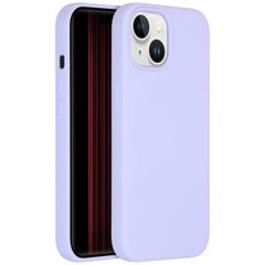 Accezz Coque Liquid Silicone Apple iPhone 15 - Violet