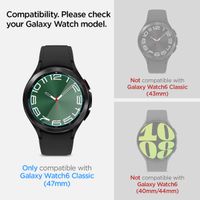 Spigen Protection d'écran EZ FIT Glas.tR avec applicateur Samsung Galaxy Watch 6 Classic - 47 mm - Transparent