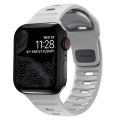 Nomad Bracelet Sport FKM Apple Watch Series 1 á 10 / SE / Ultra (2) (44/45/46/49 mm) - Lunar Gray