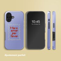 Selencia Coque arrière Vivid avec MagSafe Apple iPhone 17 - More Amor