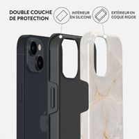 Burga Coque arrière Tough Apple iPhone 14 - Vanilla Sand
