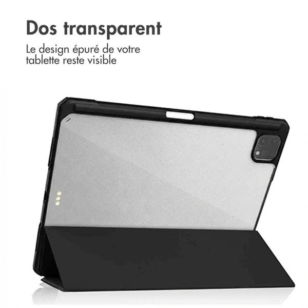 imoshion Coque tablette rigide Trifold Apple iPad Pro 11 (2022 / 2021 / 2020 / 2018) - Noir