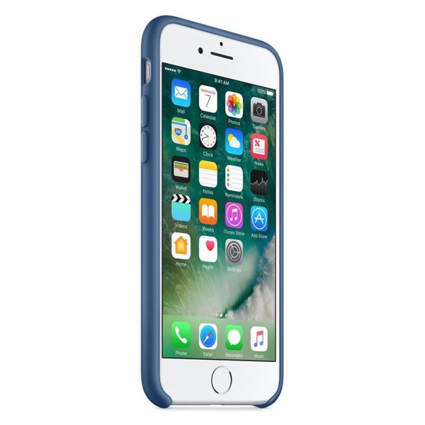 Apple Coque en silicone Apple iPhone SE (2022 / 2020) / 8 / 7 - Ocean Blue