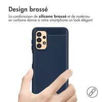 imoshion Coque Brushed Samsung Galaxy A13 (4G) - Bleu foncé