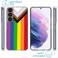 imoshion Coque Design Samsung Galaxy S22 - Rainbow flag