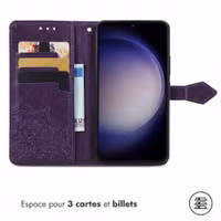 imoshion Etui de télephone Mandala Samsung Galaxy S23 FE - Violet