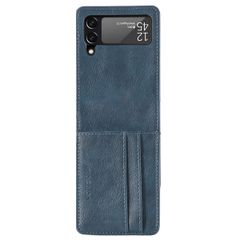 imoshion Étui de télephone portefeuille Luxe Samsung Galaxy Z Flip 3 - Bleu foncé