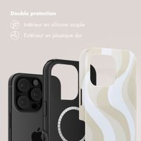 Selencia Coque arrière Vivid avec MagSafe Apple iPhone 16 Pro Max - Desert Waves Beige