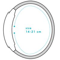 imoshion Bracelet magnétique milanais Samsung Galaxy Watch 4 / 5 / 6 / 7 / FE (20 mm) - Argent