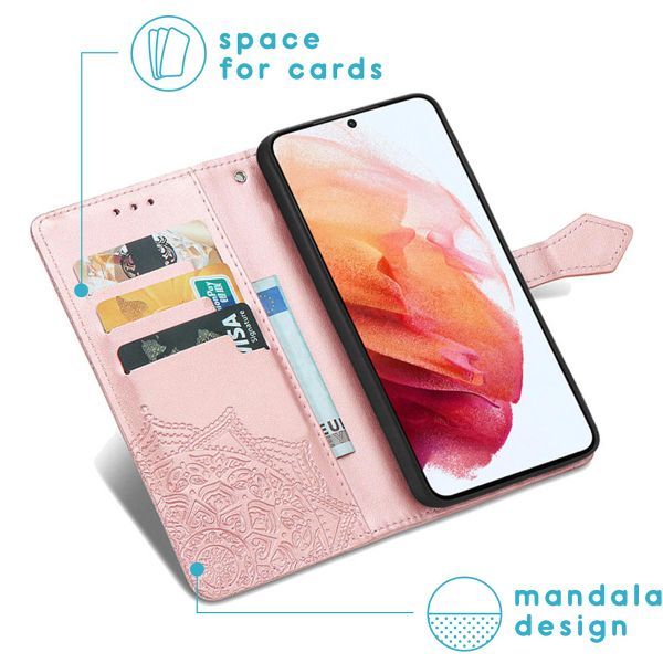 imoshion Etui de téléphone portefeuille  S21 FE - Rose Champagne