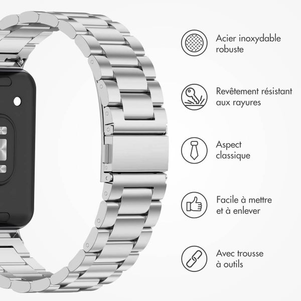 imoshion Bracelet en acier le Samsung Galaxy Fit 3 - Argenté