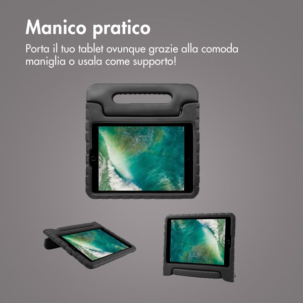 imoshion Coque kidsproof avec poignée Apple iPad 6 (2018) 9.7 pouces / iPad 5 (2017) 9.7 pouces - Noir