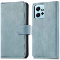 imoshion Étui de téléphone portefeuille Luxe Xiaomi Redmi Note 12 (4G) - Bleu clair