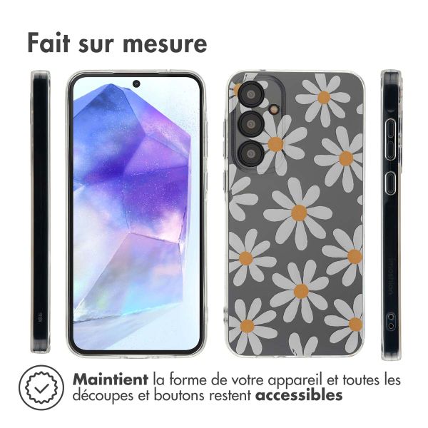 imoshion Coque Design Samsung Galaxy A55 - Daisy flower