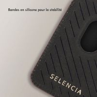 Selencia Porte-cartes Croco avec MagSafe - Choco Brown