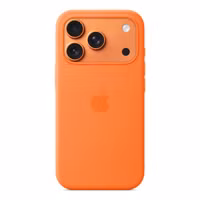 Apple Coque en silicone avec MagSafe Apple iPhone 17 Pro Max - Orange